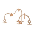 Baby Silicone and Wooden Ring Track Toy