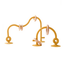 Baby Silicone and Wooden Ring Track Toy