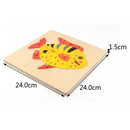 Montessori Wooden Nature Puzzle
