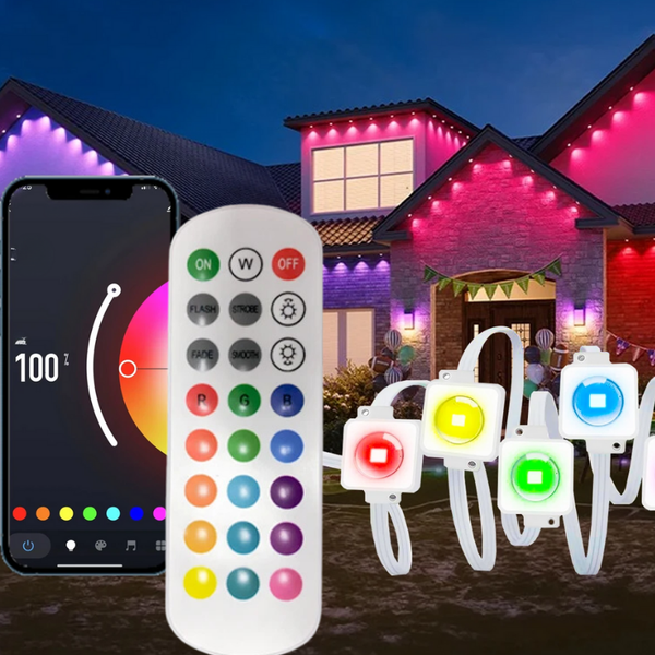 FestiveGlow Smart RGBIC Permanent Outdoor Lights