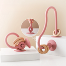 Baby Silicone and Wooden Ring Track Toy