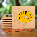 Montessori Wooden Nature Puzzle