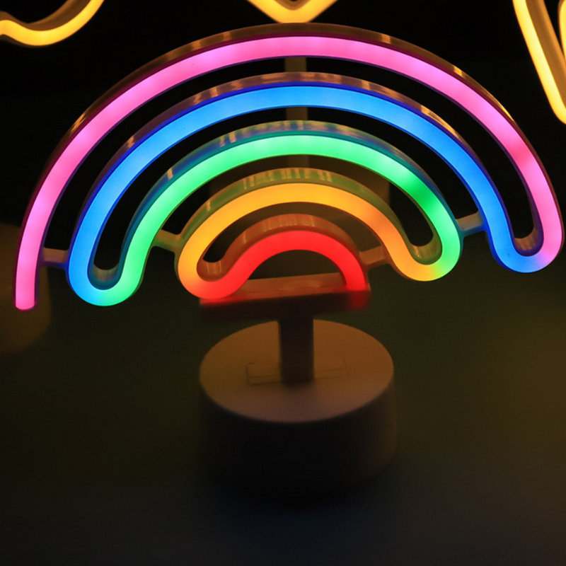 Neon Rainbow LED Night Lamp