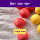 Rainbow Wooden Balls Set
