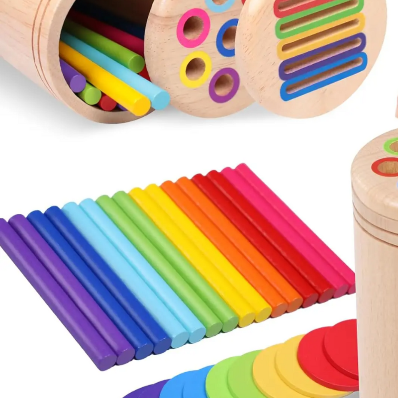 Wooden Color Sorting Toy