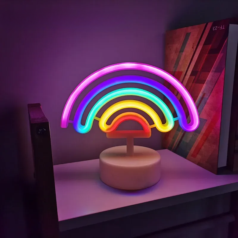 Neon Rainbow LED Night Lamp