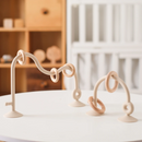 Baby Silicone and Wooden Ring Track Toy