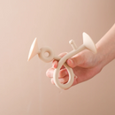 Baby Silicone and Wooden Ring Track Toy