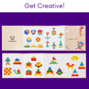 Colorful Wooden Cube Building Block