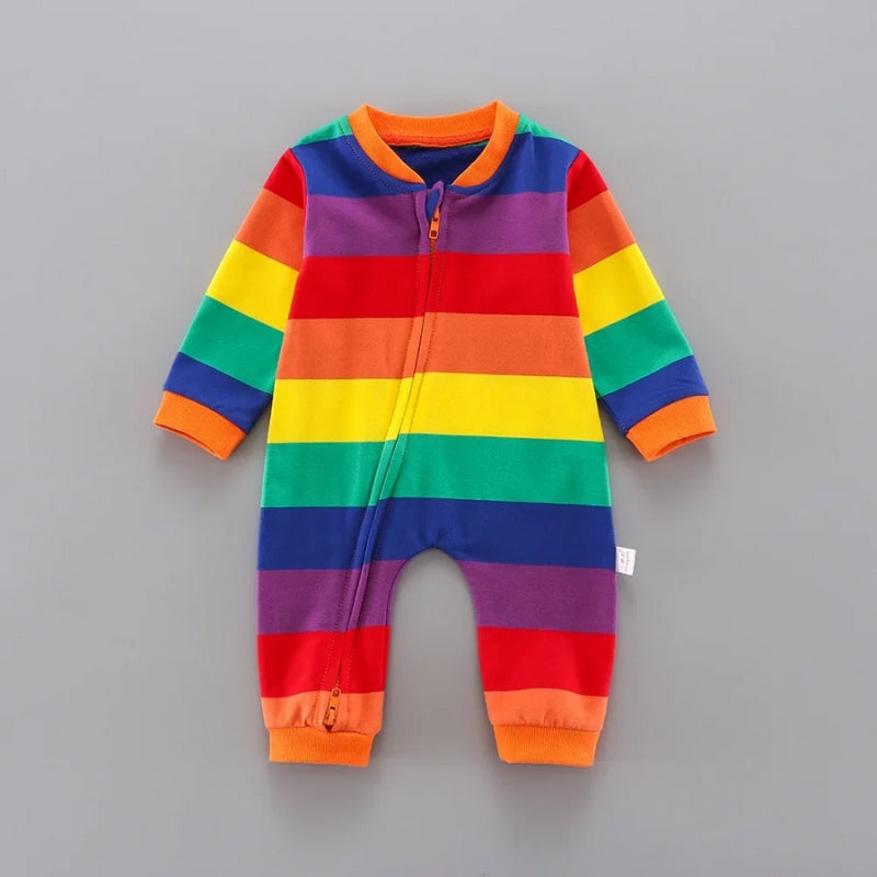 Unisex Rainbow Onesies for Babies