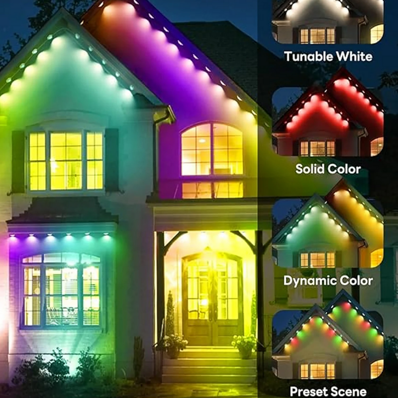 FestiveGlow Smart RGBIC Permanent Outdoor Lights