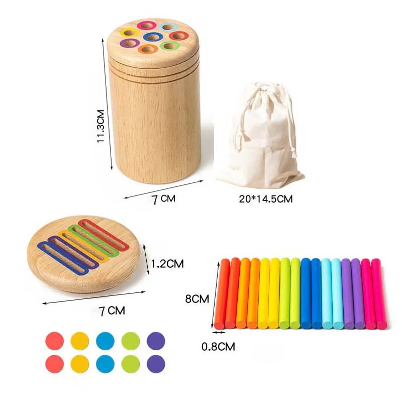 Wooden Color Sorting Toy