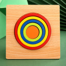 Montessori Inspired Wooden Geometric Puzzle – Spark Curiosity and Fine Motor Skills