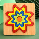 Montessori Inspired Wooden Geometric Puzzle – Spark Curiosity and Fine Motor Skills