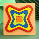Montessori Inspired Wooden Geometric Puzzle – Spark Curiosity and Fine Motor Skills