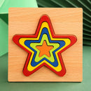Montessori Inspired Wooden Geometric Puzzle – Spark Curiosity and Fine Motor Skills