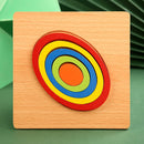 Montessori Inspired Wooden Geometric Puzzle – Spark Curiosity and Fine Motor Skills