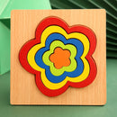 Montessori Inspired Wooden Geometric Puzzle – Spark Curiosity and Fine Motor Skills