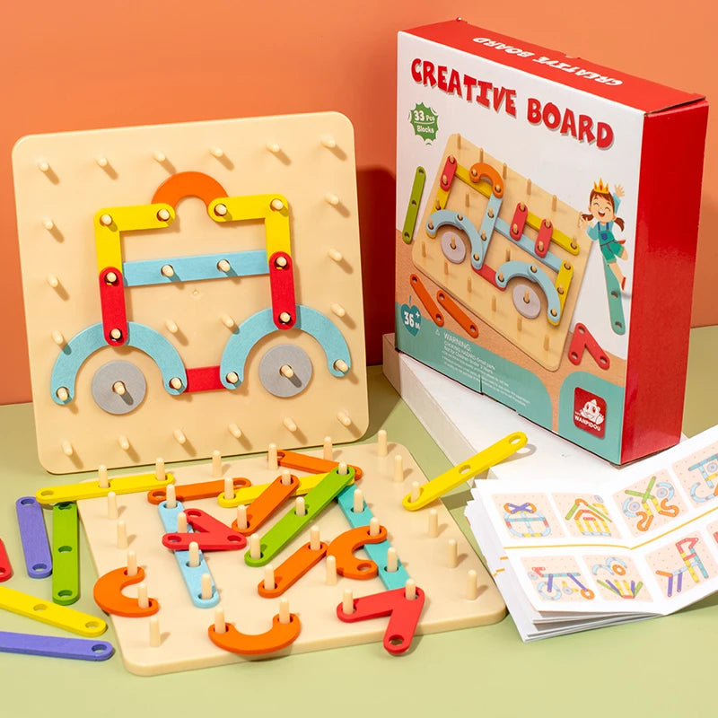 Creative Geometric Board Puzzle – Unlock Logic and Imagination