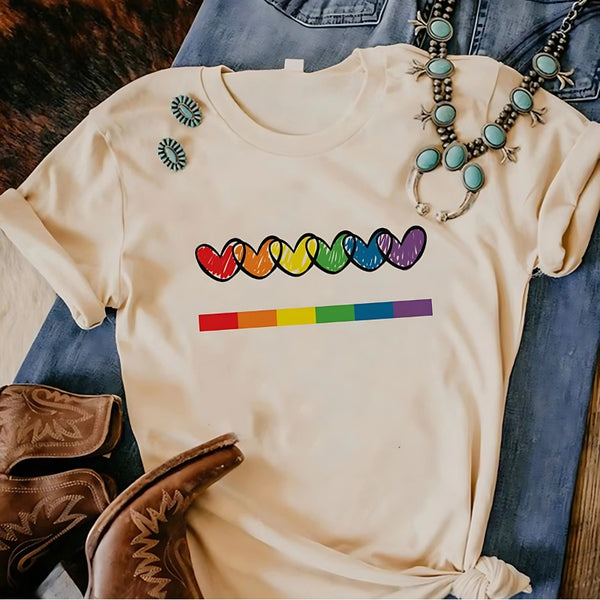 Rainbow Love Heart T-Shirt